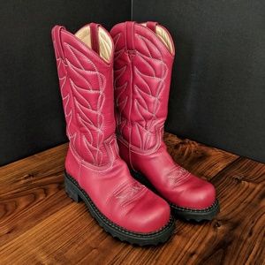 Red Fluevog Cowboy Boots